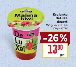 Billa Krajanka deluxe dezert nabídka