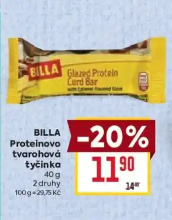 Billa BILLA Proteinovo tvarohová tyčinka nabídka