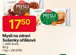 Hruška Mysli na zdraví Sušenky oříškové nabídka