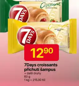 Hruška 7Days croissants příchutí šampus nabídka