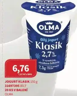 Kubík potraviny OLMA Jogurt klasik nabídka