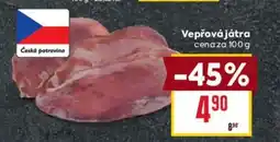 Billa Vepřová játra nabídka