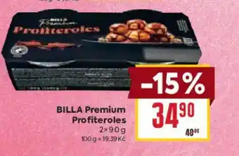 Billa BILLA Premium profiteroles nabídka