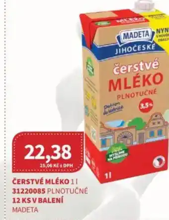 Kubík potraviny Čerstvé mléko nabídka