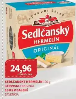 Kubík potraviny Sedlčanský hermelín nabídka