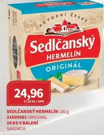 Kubík potraviny Sedlčanský hermelín nabídka