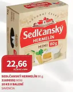 Kubík potraviny Sedlčanský hermelín nabídka