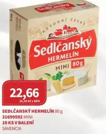 Kubík potraviny Sedlčanský hermelín nabídka