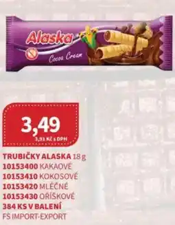 Kubík potraviny Trubičky alaska nabídka