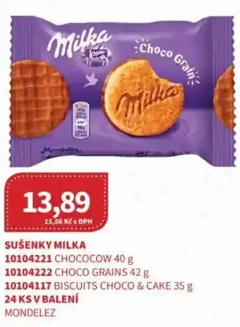 Kubík potraviny Sušenky milka nabídka