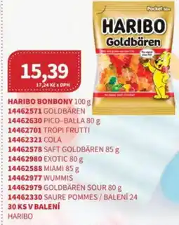 Kubík potraviny Haribo bonbony nabídka