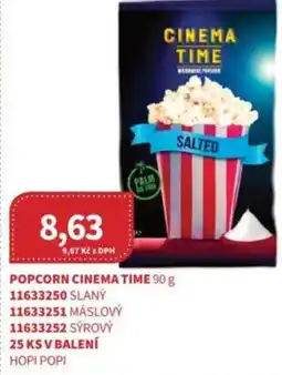 Kubík potraviny Popcorn Cinema Time nabídka