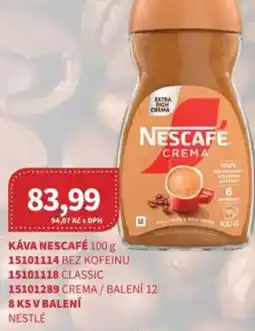 Kubík potraviny Kava NESCAFÉ nabídka