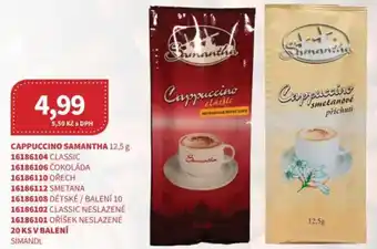 Kubík potraviny Cappuccino samantha nabídka