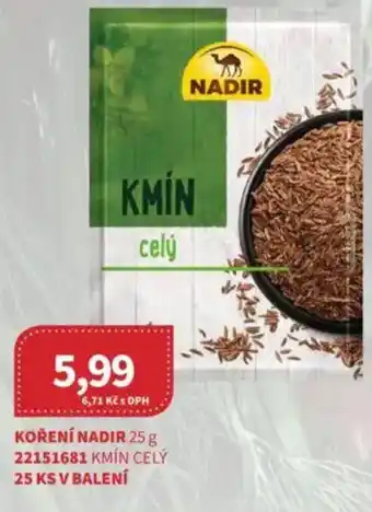 Kubík potraviny Koření NADIR nabídka