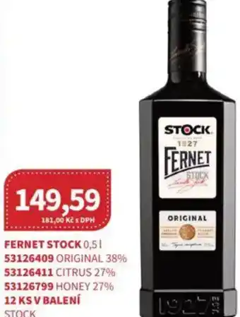 Kubík potraviny FERNET STOCK nabídka