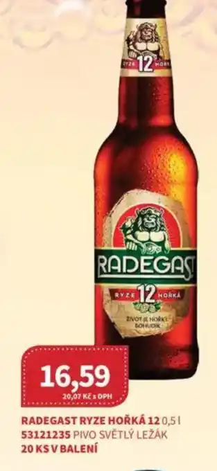 Kubík potraviny RADEGAST RYZE HOŘKÁ 12 nabídka