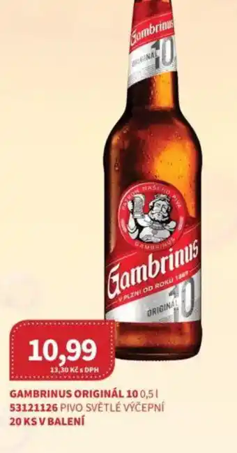 Kubík potraviny GAMBRINUS ORIGINÁL 10 nabídka