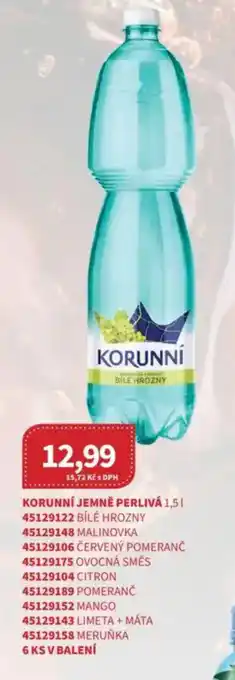 Kubík potraviny Korunní jemně perlivá nabídka