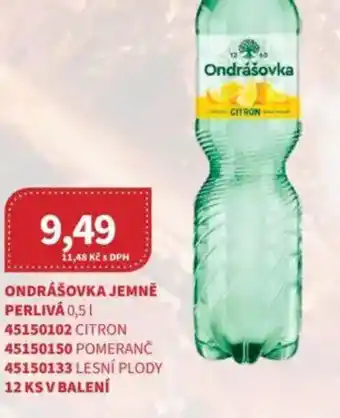 Kubík potraviny Ondrášovka jemně perlivá nabídka