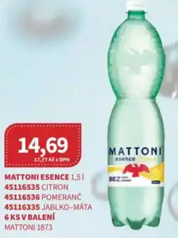 Kubík potraviny MATTONI ESENCE nabídka