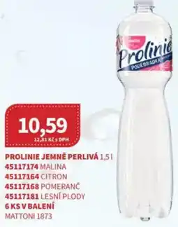 Kubík potraviny Prolinie jemně perlivá nabídka