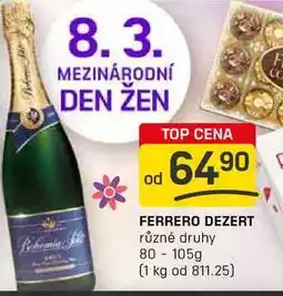 Flop FERRERO DEZERT různé druhy 80-105g nabídka