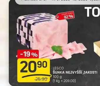 Flop ŠUNKA NEJVYŠŠÍ JAKOSTI 100 g nabídka