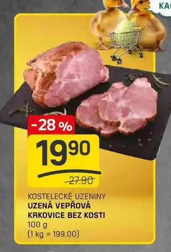 Flop UZENÁ VEPŘOVÁ KRKOVICE BEZ KOSTI 100 g nabídka