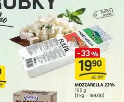 Flop MOZZARELLA 22% 100 g nabídka