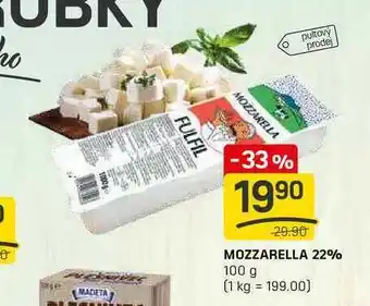 Flop MOZZARELLA 22% 100 g nabídka