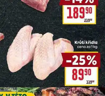 Billa Krůtí křídla cena za 1 kg nabídka