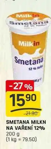 Flop SMETANA MILKN NA VAŘENÍ 12% 200 g nabídka