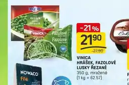 Flop HRÁŠEK, FAZOLOVÉ LUSKY ŘEZANÉ 350 g, mražené nabídka