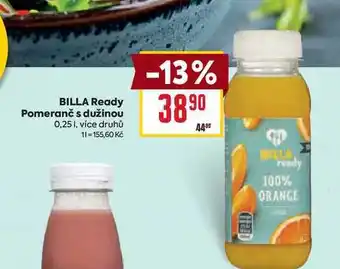 Billa BILLA Ready Pomeranč s dužinou 0,25l nabídka