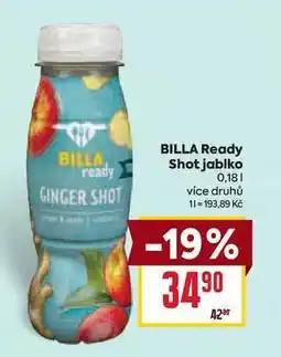 Billa BILLA Ready Shot jablko 0,18l nabídka