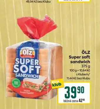 Billa ÖLZ Super soft sandwich 375 g nabídka