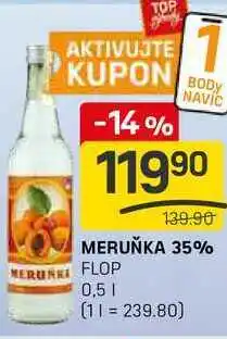 Flop MERUŇKA 35% FLOP 0,5l nabídka