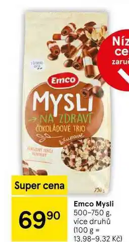 Tesco Emco Mysli, 500-750 g nabídka