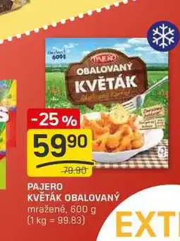 Flop PAJERO KVĚTÁK OBALOVANÝ mražené, 600 g nabídka