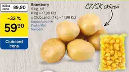 Tesco Brambory, 5 kg. síť nabídka