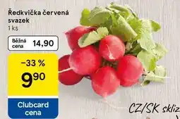 Tesco Ředkvička červená svazek, 1 ks nabídka