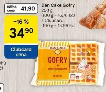 Tesco Dan Cake Gofry, 250 g nabídka