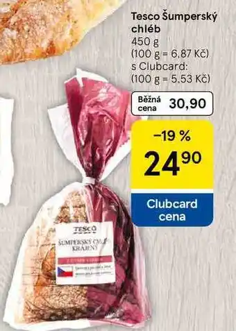 Tesco Tesco Šumperský chléb, 450 g nabídka