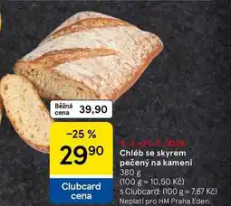 Tesco Chléb se skyrem pečený na kameni, 380 g nabídka