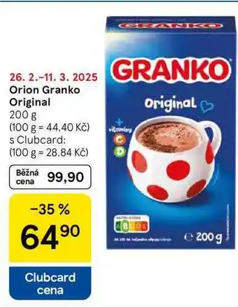 Tesco Orion Granko Original, 200 g nabídka