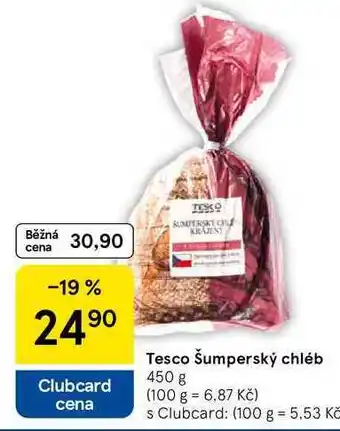 Tesco Tesco Šumperský chléb, 450 g nabídka