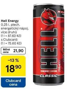 Tesco Hell Energy, 0.25 l nabídka