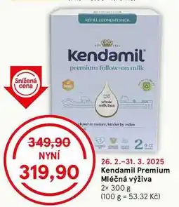 Tesco Kendamil Premium Mléčná výživa, 2× 300 g nabídka