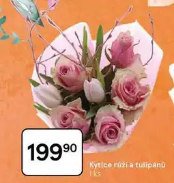 Tesco Kytice růží a tulipánů, 1 ks nabídka